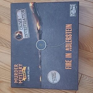 Murder Mystery Party Case Files: Fire In Adlerstein Mystery Detective Game
